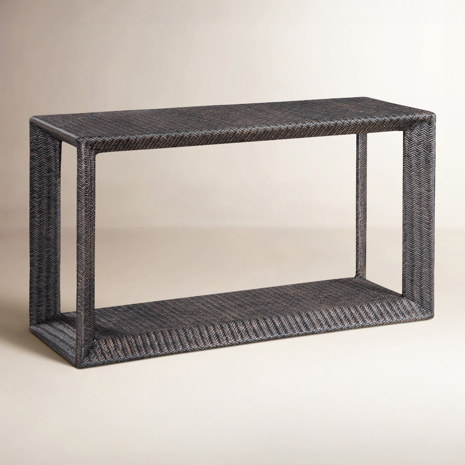 Chloe 54'' Console Table, Antique Black