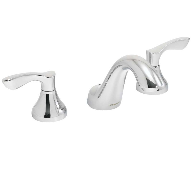 Robinet de salle de bain espacé Chelsea avec ensemble de bonde, Chrome poli