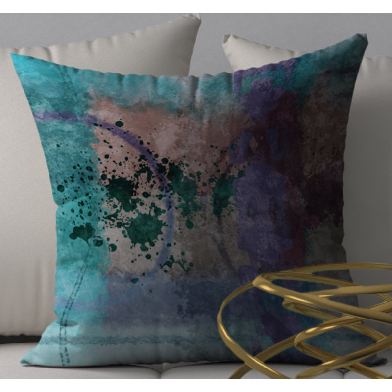 Housse de coussin carrée/insert, 18" x 18"