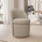 Upholstered Swivel Dining Chair, Boucle Fabric Barrel Kitchen Chair, Wingback Side Chair, Vanity Chair-513384089