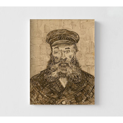 Portrait de Joseph-Roulin par Vincent Van Gogh, reproduction de croquis de Van Gogh