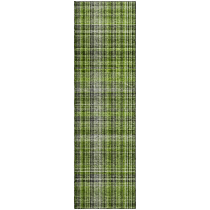 Tapis vert lavable de première qualité AMF541 1 pi 8 po x 2 pi 6 po Cerrito, Tapis de couloir 2 pi 3 po x 7 pi 6 po