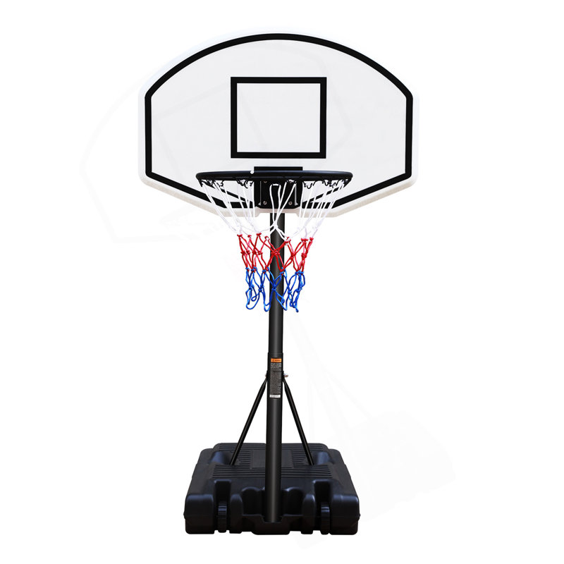 Portable Poolside Basketball Hoop System Basketball Hoop For Pool Height Adjustable 3.1Ft-4.7Ft With 36" Backboard For Indoor Outdoor Use