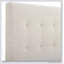 Lit plateforme tapissier capitonné beige Bridgevine Home