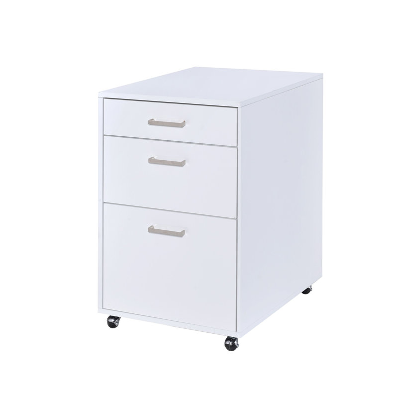 Armoire d'appoint avec 3 tiroirs et roulettes Valadez