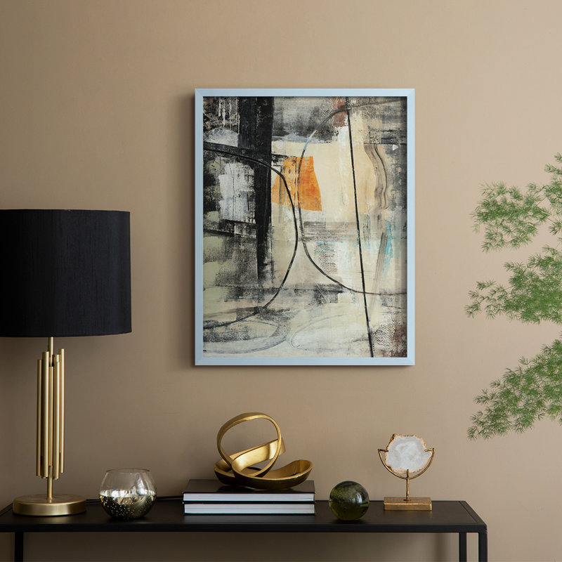 Persistance II, reproduction encadrée - bois massif, H 15 po x l 12 po