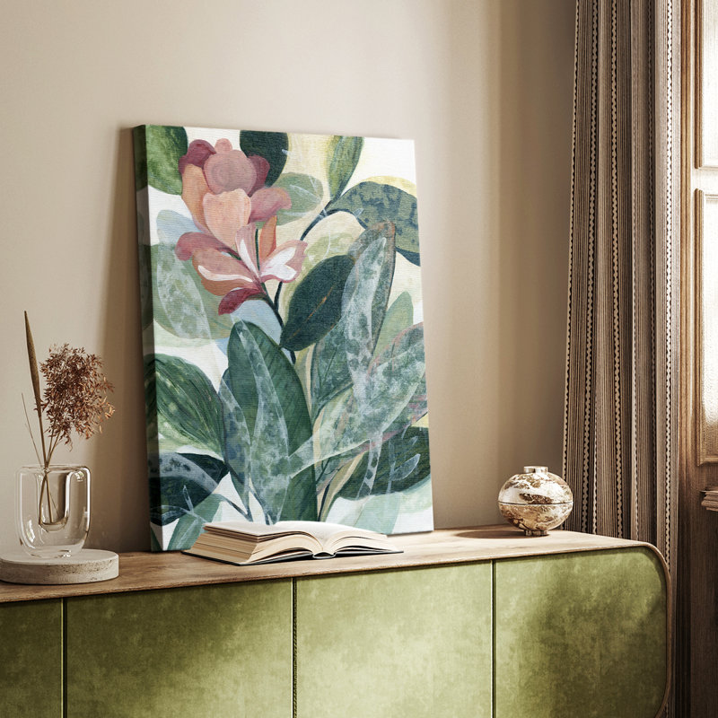 Jardins luxuriants - galerie Cavas sur mesure, H 60 po x l 40 po