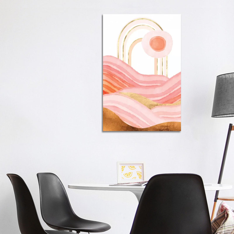 «Late Summer Sunset», reproduction d'impression, Pas de tapis, H 40 po x l 26 po x P 1,5 po, Toile tendue