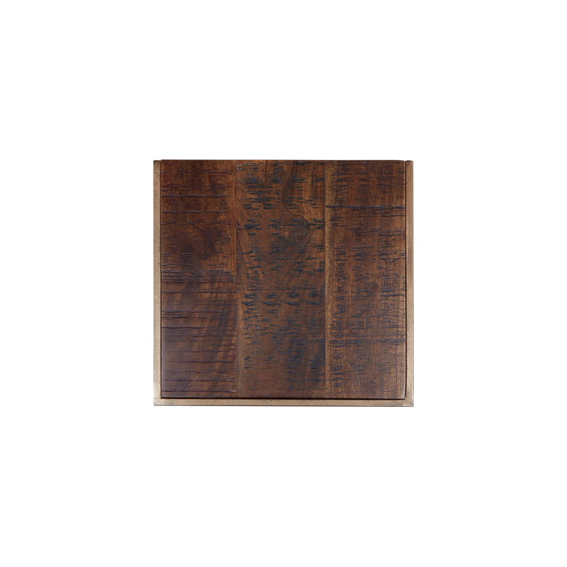 Rabilero Solid Wood Tray Top End Table, Brown