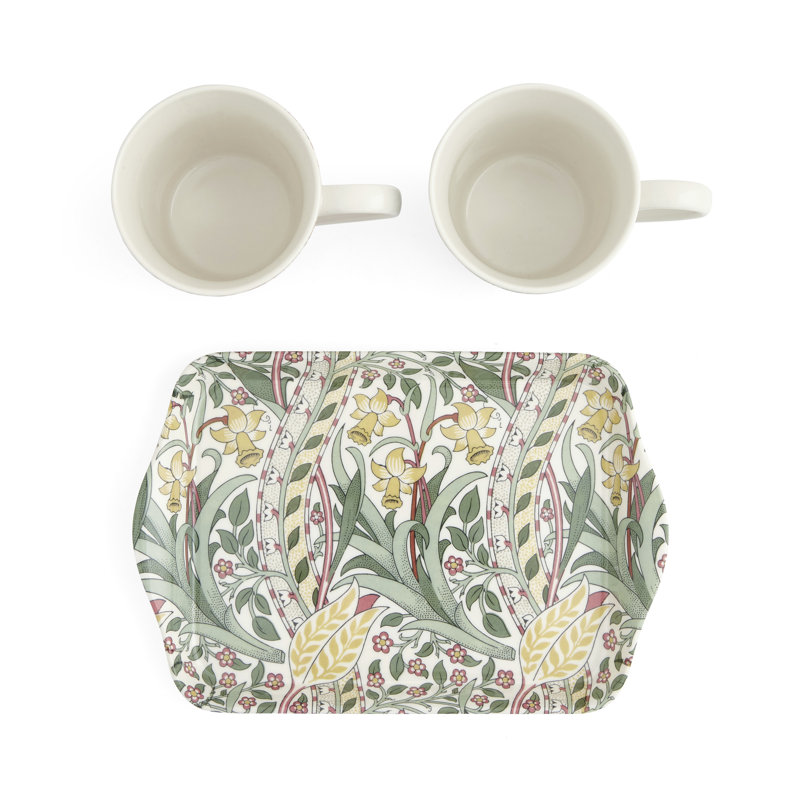 The Original Morris & Co. Mug & Tray Set