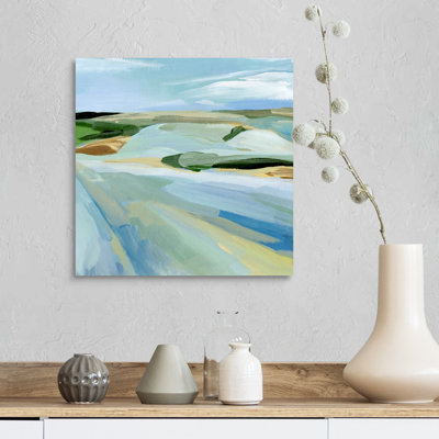 " Sky Blue Fields II " by Annie Warren Painting Print