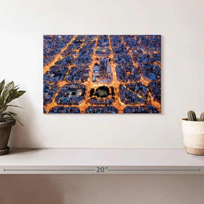 Nicci Barcelona City Lights, H 8 po x l 12 po