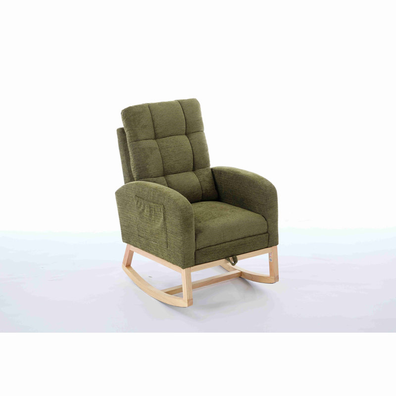 Chaise berçante Modern, Cyan
