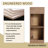 12" Bathroom Side Cabinet,Soft Close Doors,Float Mounting Design,(KD-Packing)