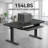 48'' W Adjustable Standing Desk With Keyboard Tray For Home Office-917880800