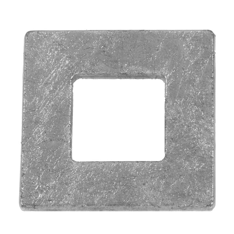 Poignée carrée surdimensionnée 1 3/4 po Hudson, Argent