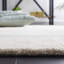 Angeli Abstract Hand Tufted Wool/Cotton Area Rug in Ivory/Grey-1498709697