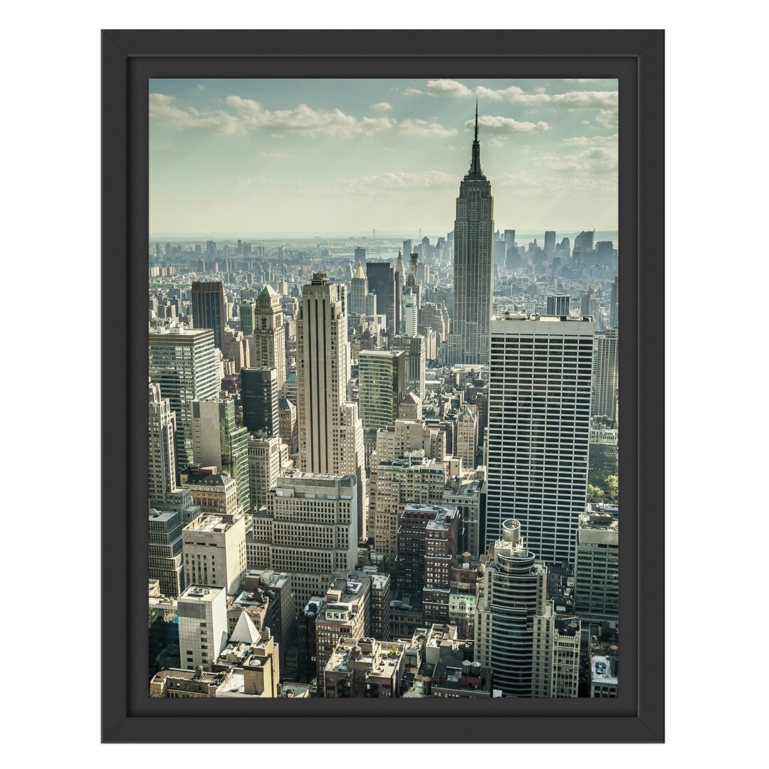 Gerahmtes Wandbild New York bei Tag