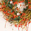 Couronne de fleurs artificielle 26 po