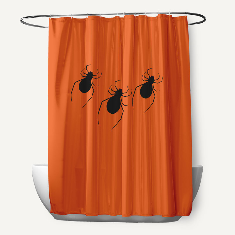 Shower Curtain, Dusty Orange
