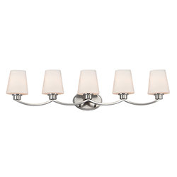 Bottorff 5 - Light Dimmable Vanity Light, Satin Nickel