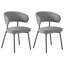 Chrys 47.5 cm H Low Back Armchair