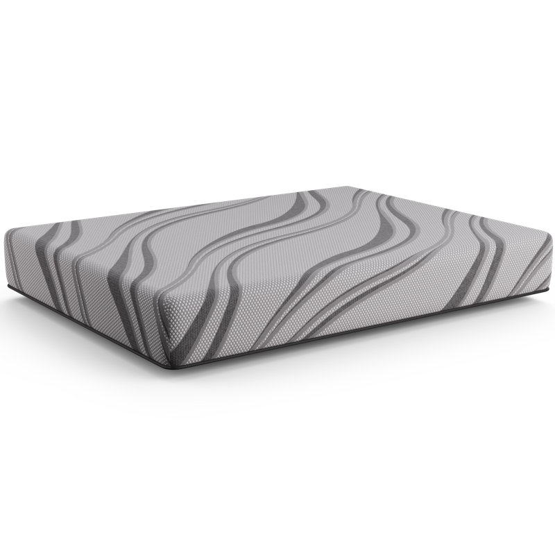 Mousse viscoélastique imprégnée de gel Diamond Pro ultra rafraîchissante, sensation moyenne 10 po (grand), certifiée Greenguard Gold, fabriquée aux États-Unis, prête pour l'étiquette blanche