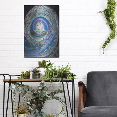  'Spiral Of Creation' by Verena Wild Metal Wall Art