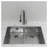 Cantrio KSS-3218-1-DBL 32 inch 18-Gauge 304 Stainless Steel Undermount Double Kitchen Sink