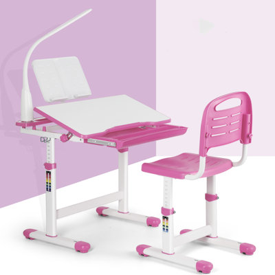 Trona 26'' Writing Desk Chair Set