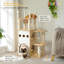 51-inch Sky-Castle Design Wooden Modern Luxury Cat Tree-704707783