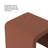 Homepop Arch Ottoman - Rust-100484779