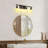 4-Light Modern Bathroom Vanity Light | Black And Gold Finish With Clear Glass Shades-1361519322-1364296625