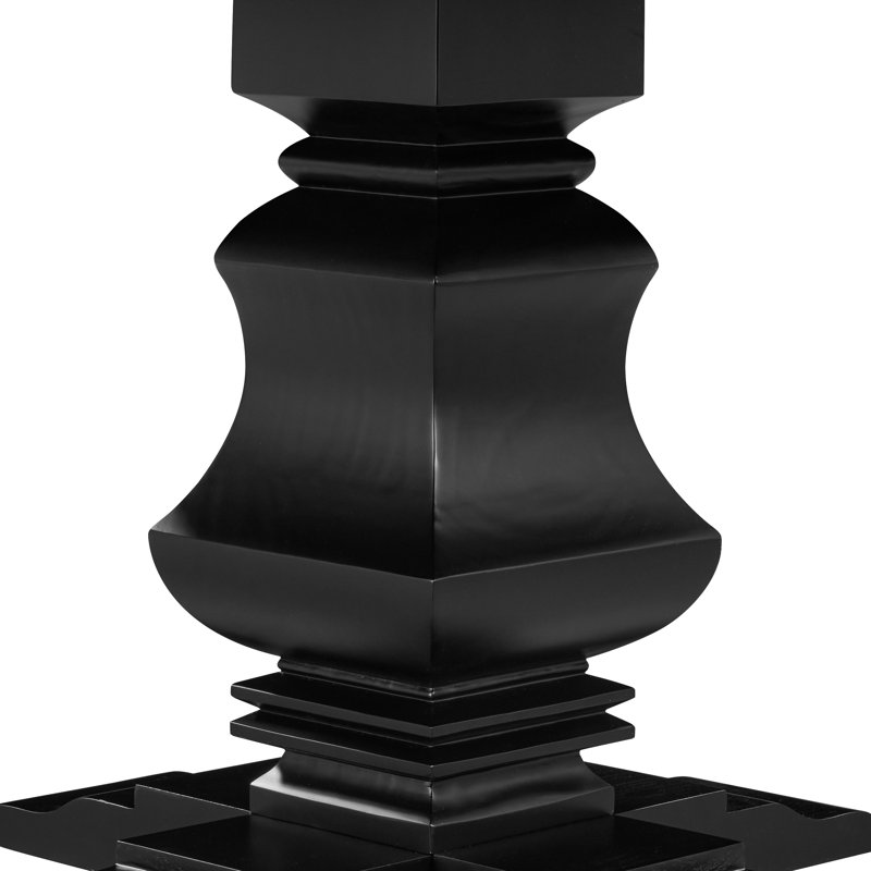 59.8" Round Solid Wood Dining Table