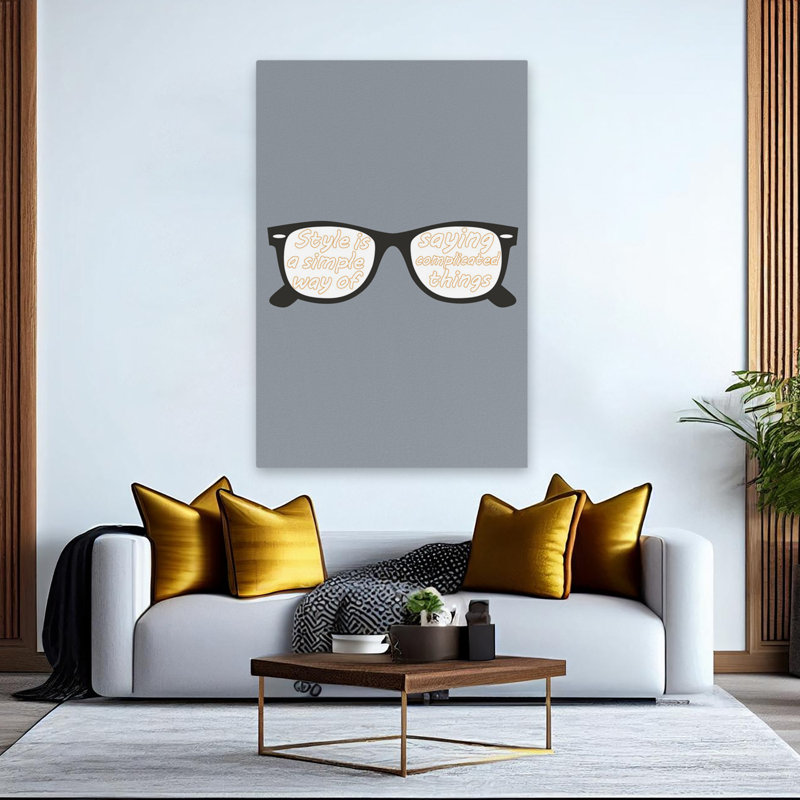 Verres - Art inspirant, H 60 po x l 40 po