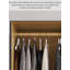 Armoire à portes coulissantes en bois d'hévéa de style américain-843629006