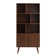 Breux Guthmar Mid-Century Modern Bookcase With Six Shelves And Two Doors