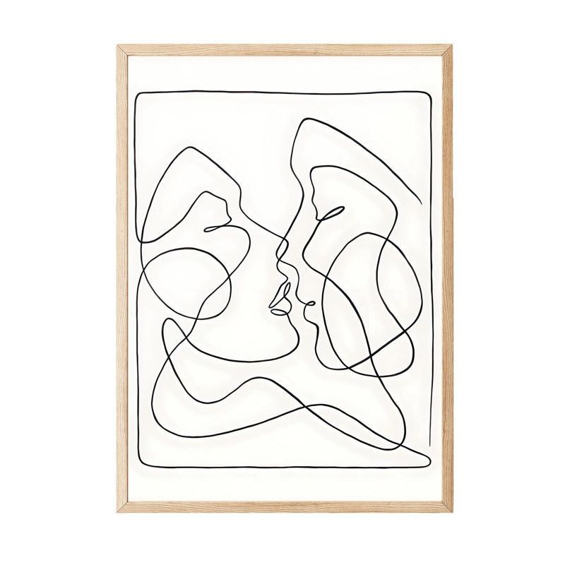 Peinture décorative encadrée