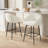 27.9" Seat Height Upholstered Swivel Bar Stools With Back(Set of 6)-110983004