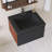 24'' Wall Mounted Single Bathroom Vanity With Black Quartz Sand Basin-1803270886