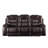 Emina 90" Faux Leather Pillow Top Arm Reclining Sofa-479462330