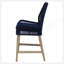 Tabourets à hauteur de comptoir bleu foncé et délavés délavés (ensemble de 2) avec design nautique et rembourrage confortable