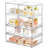 Stackable Makeup Organizer Storage Drawers Set