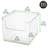 mDesign Kitchen Plastic Storage Organizer Bin with Open Front-98155906-98155910