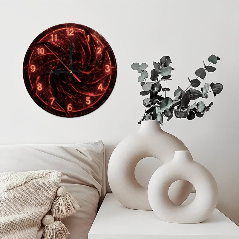 Fiery horloge avec chiffres lumineux