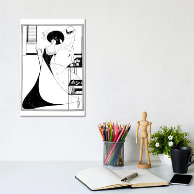 Beardsley: Salome by Aubrey Vincent Beardsley - Wrapped Canvas Print