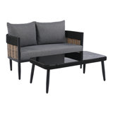 Harrison Outdoor 2 - Piece Conversation Set
