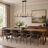 12-Light Modern Linear Pendant For Kitchen Island
