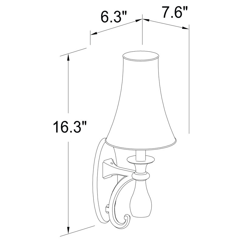 Circe Single Light with Nightlight Option