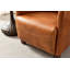 Fauteuil demi-tonneau en cuir véritable Clubhouse-113299283